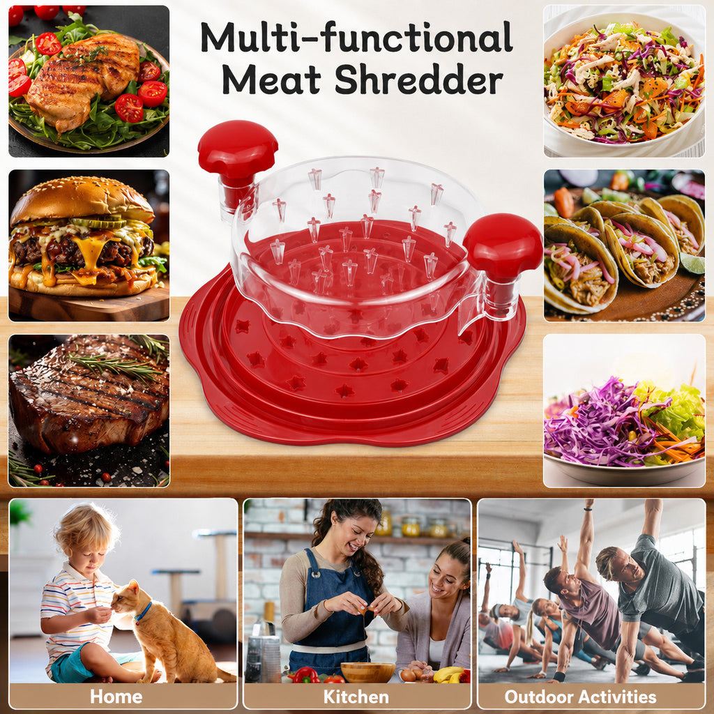 Poulet Shredder outil Twist sert comme un Gadget de cuisine polyvalente pour Shredding porc de boeuf A