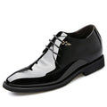 Chaussures en cuir pour hommes avec talon caché