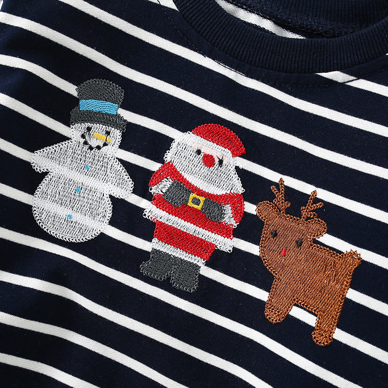Garçons à capuche de Noël pour l'automne Et l'hiver