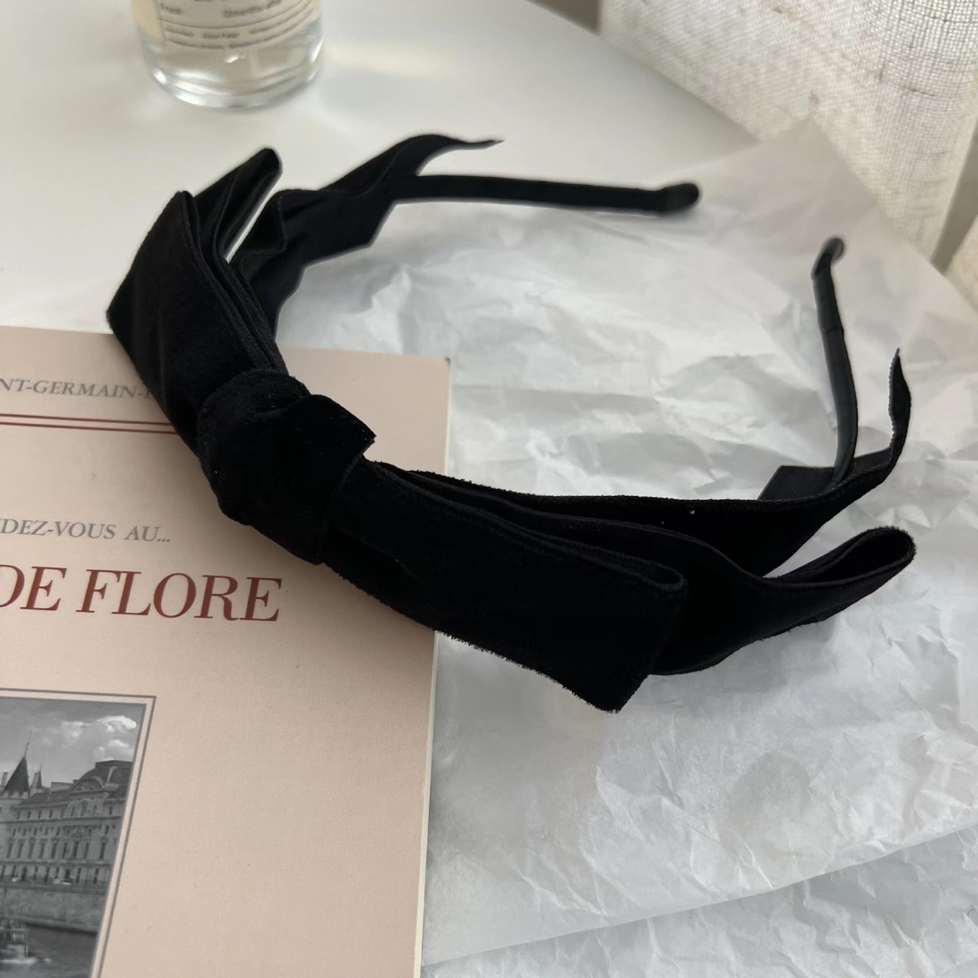Ceinture pour femme Vintage Velvet Bow