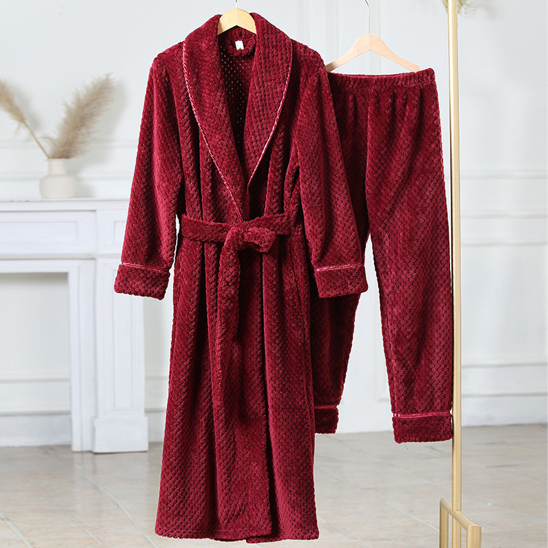 Costume confortable de pyjama thermique Flannel