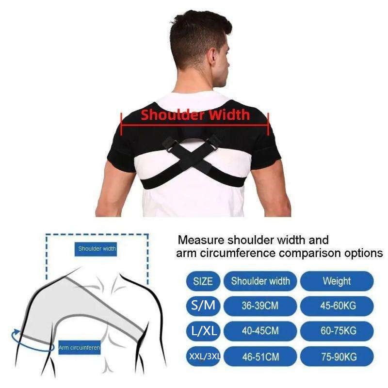 Epaule transversale réglable pour soulager la douleur du dos avec double paille et double épaule Sup