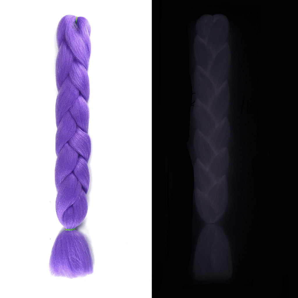 Perruque chimique fluorescente lumineuse Big Braid
