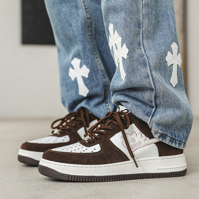 Sneakers respirant ascenseur hommes sports sauvages