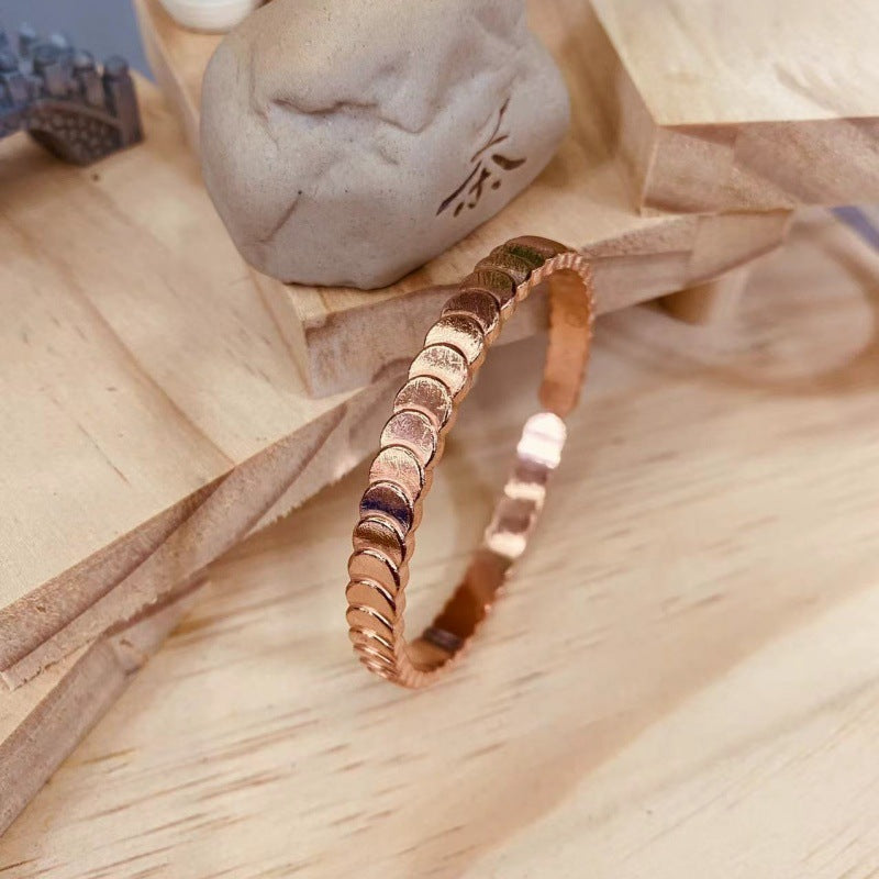 Bracelet d'onde scintillante de mode pour femmes