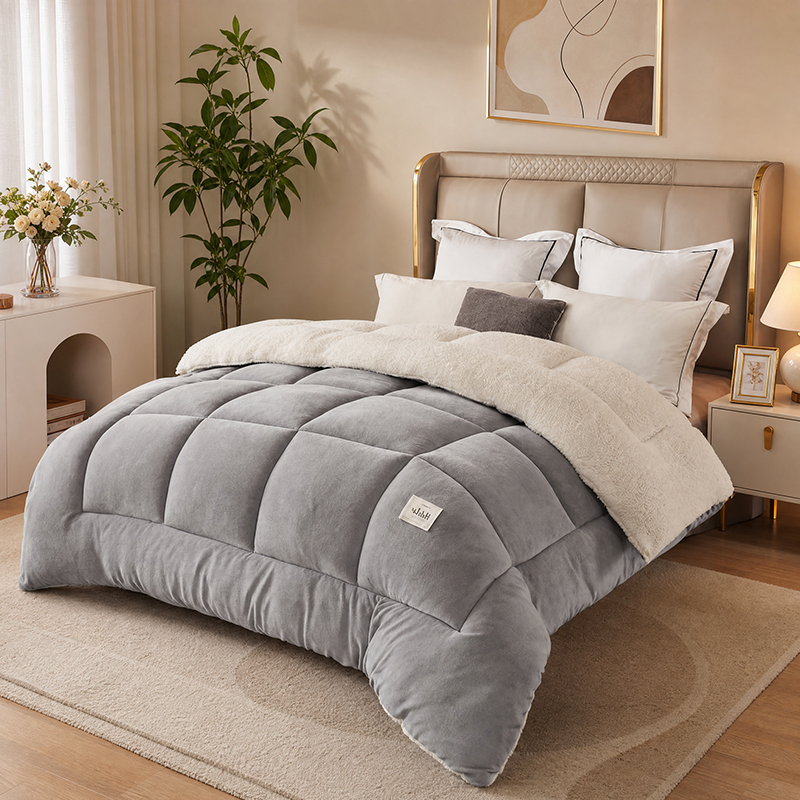 1PC Réversible Sherpa Comforter