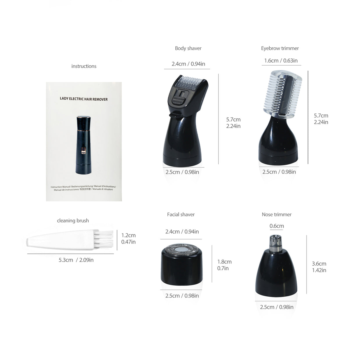4-in-1 Electric Hair RemovalAliExpress