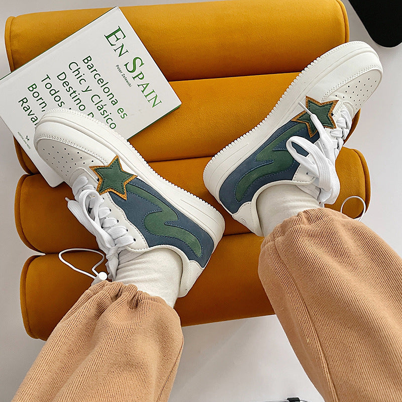 Hommes et femmes Retro Bas-top Respirant Sports et Chaussures Casual