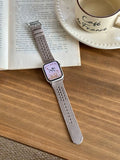 Bracelet de montre tissé en nylon tricoté