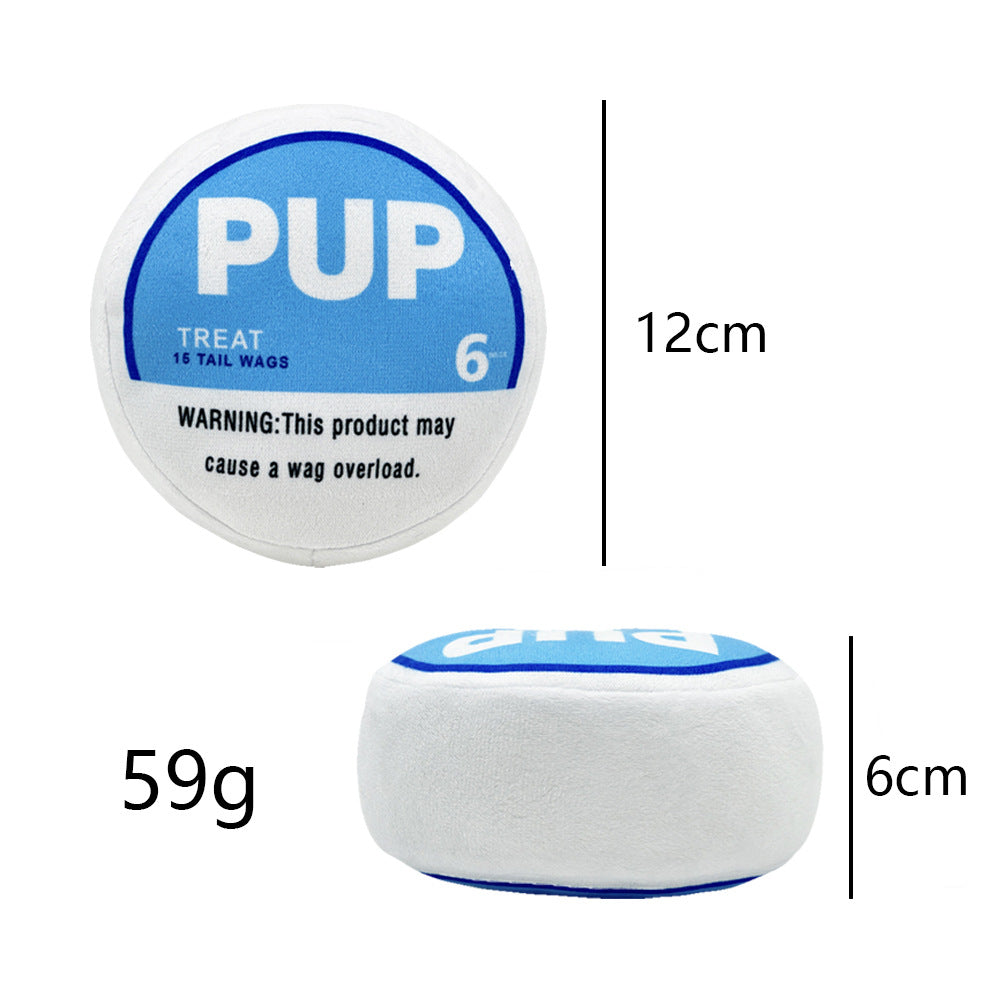 Chien Gnawing et Creaking Soulagent le jouet en peluche