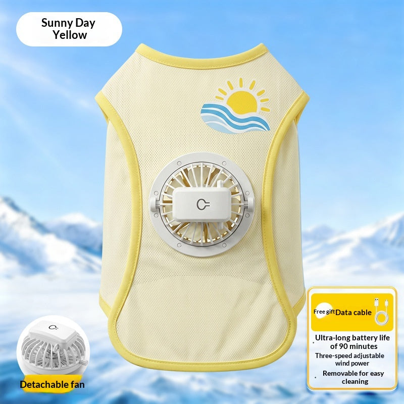 Summer Sun-protection Vest mince et respirant pour les chiens et les animaux de petite à moyenne taille