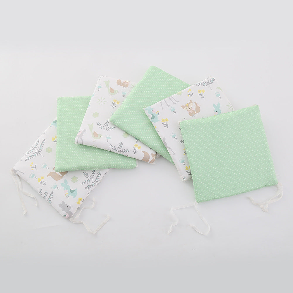 Kit d'anticollision bébé en coton Lit de lit en berceau
