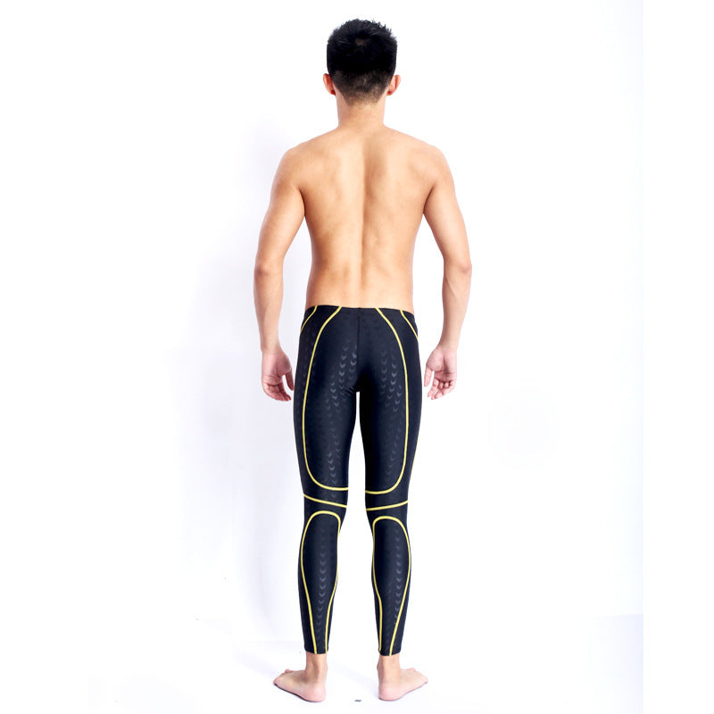 Compétition Professionnel Long Séchage rapide Réduction de Drag Longs Trunks de natation