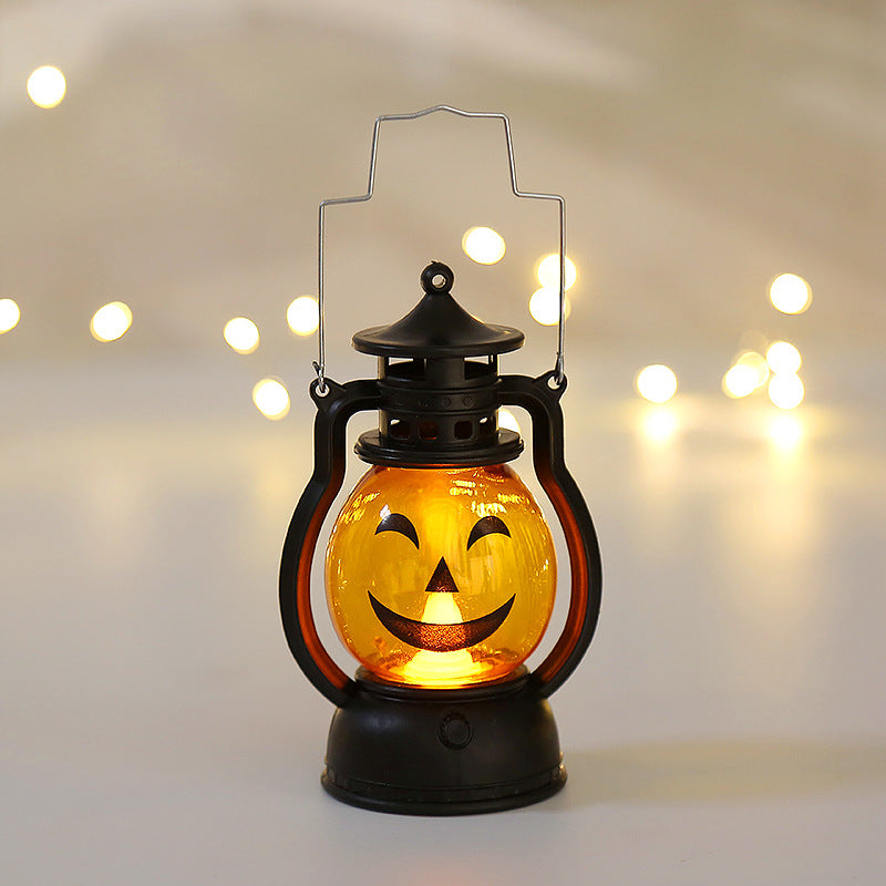 Halloween Pumpkin lumière maternelle Enfants Portable Horreur Ambiance Décorations Scène