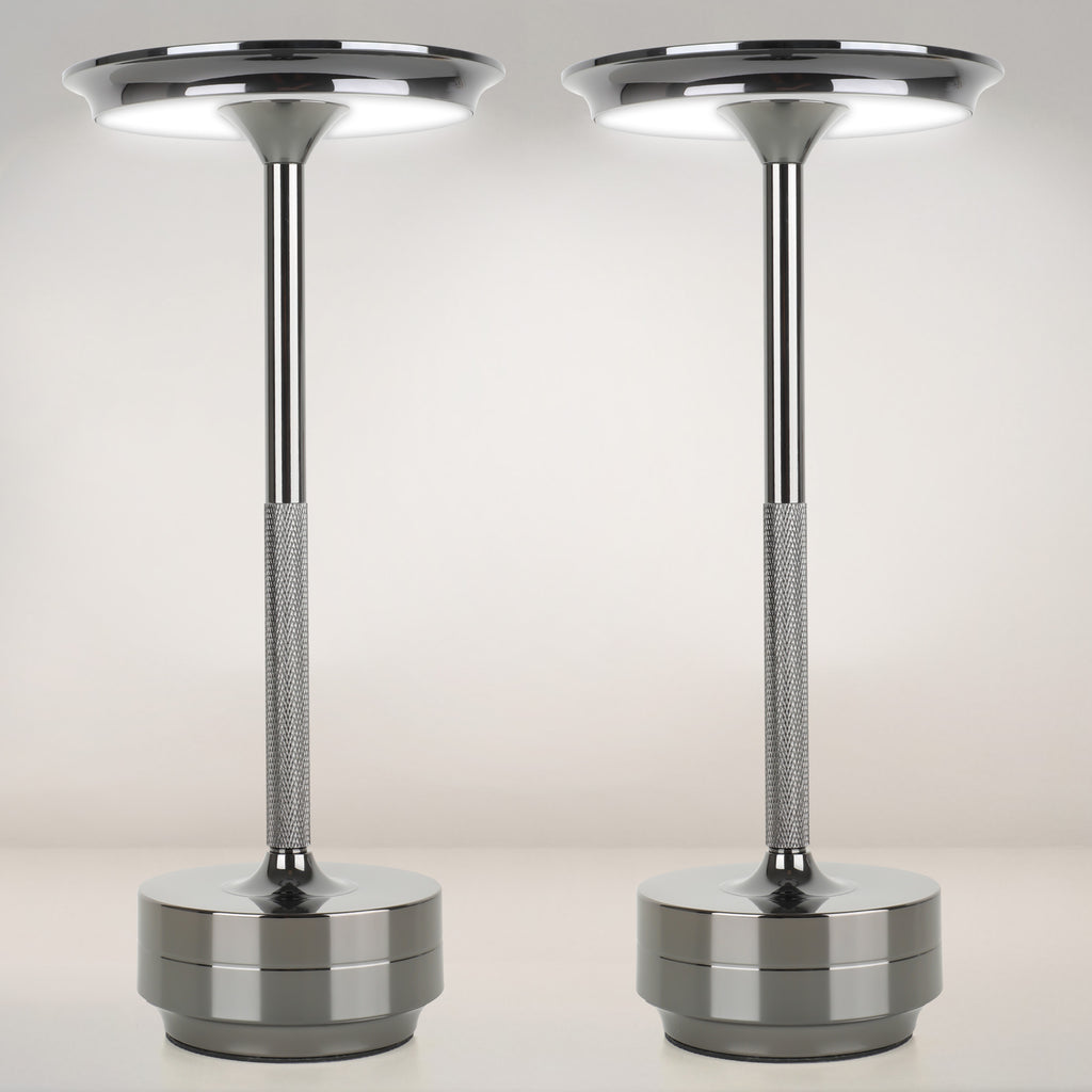 Lampe de table rechargeable sans fil 2pcs