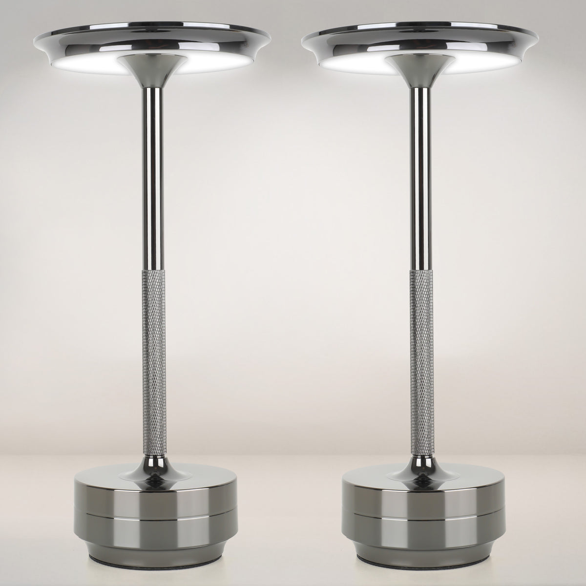 Lampe de table rechargeable sans fil 2pcs