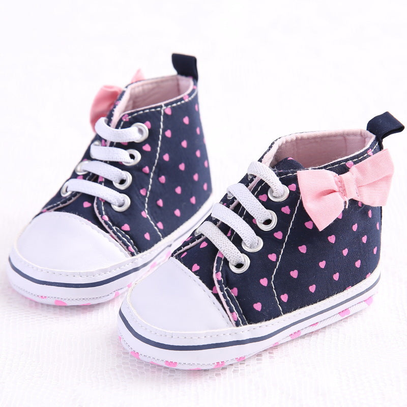 Chaussures de petite fille haut-top Soft-soled