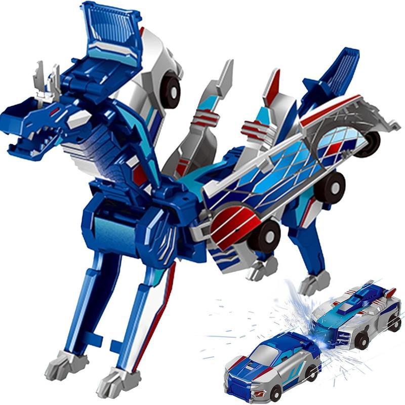 Treasure Car-Divine Toy Car Crash-and-Combine Transformer Robot Jouet Enfants