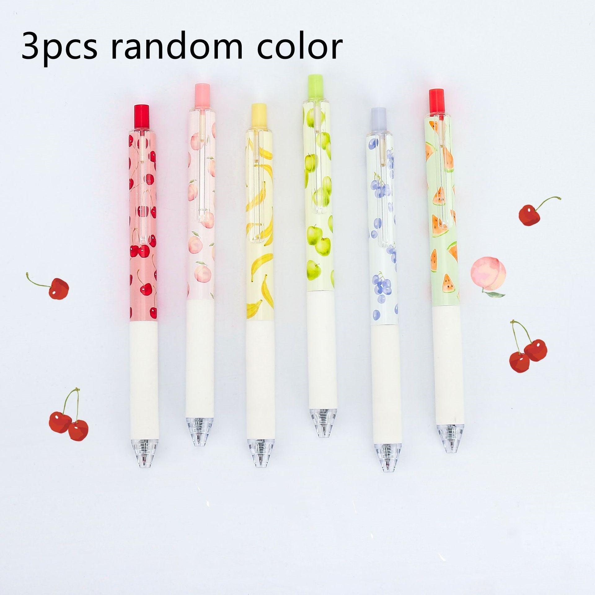 Stylo unisexe sous pression parfumé de fruit créatif