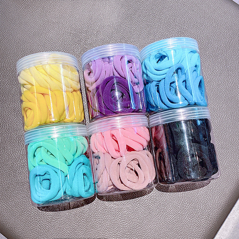 Anneau de serviette de bande de couleur en boîte très élastique