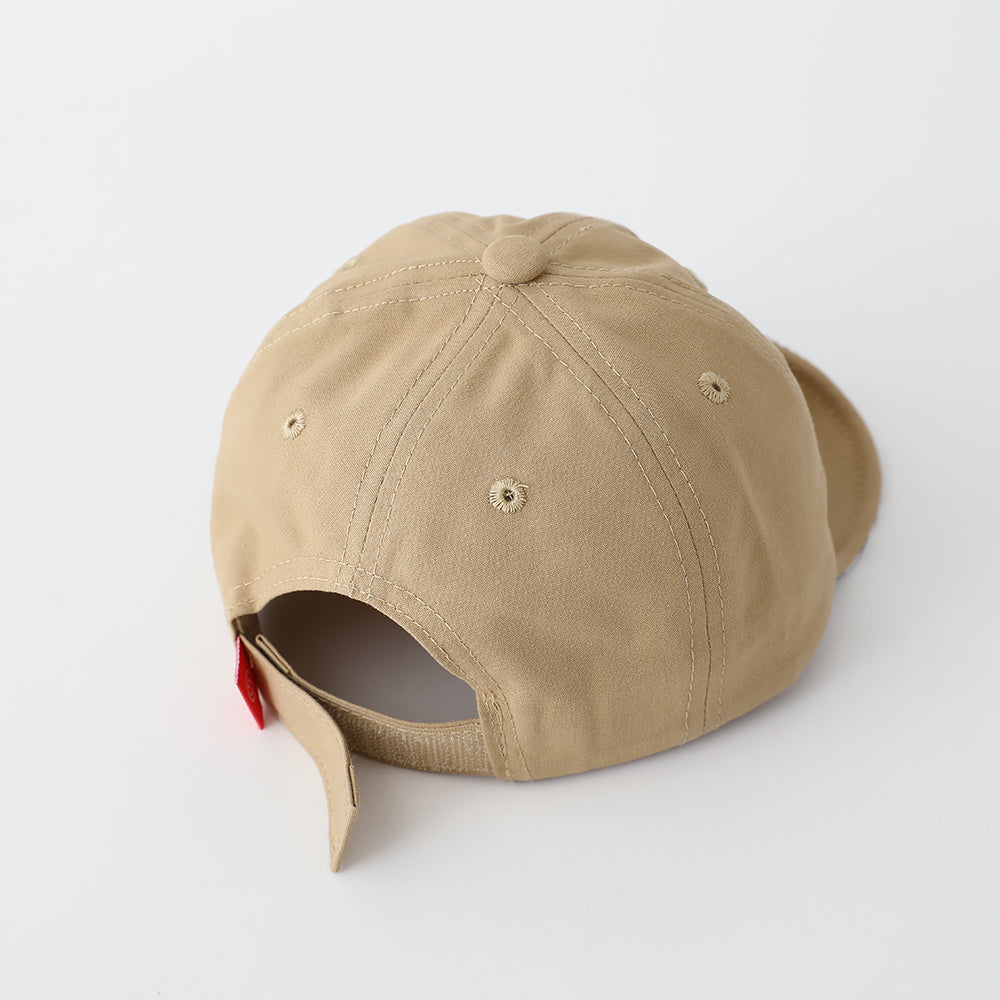 Casquette de baseball brodée à rayures pour enfants en couleur solide