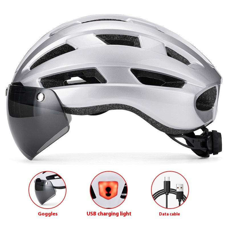 Gants d'aspiration magnétique Unisex Mountain Highway Couleur Changer le casque vélo