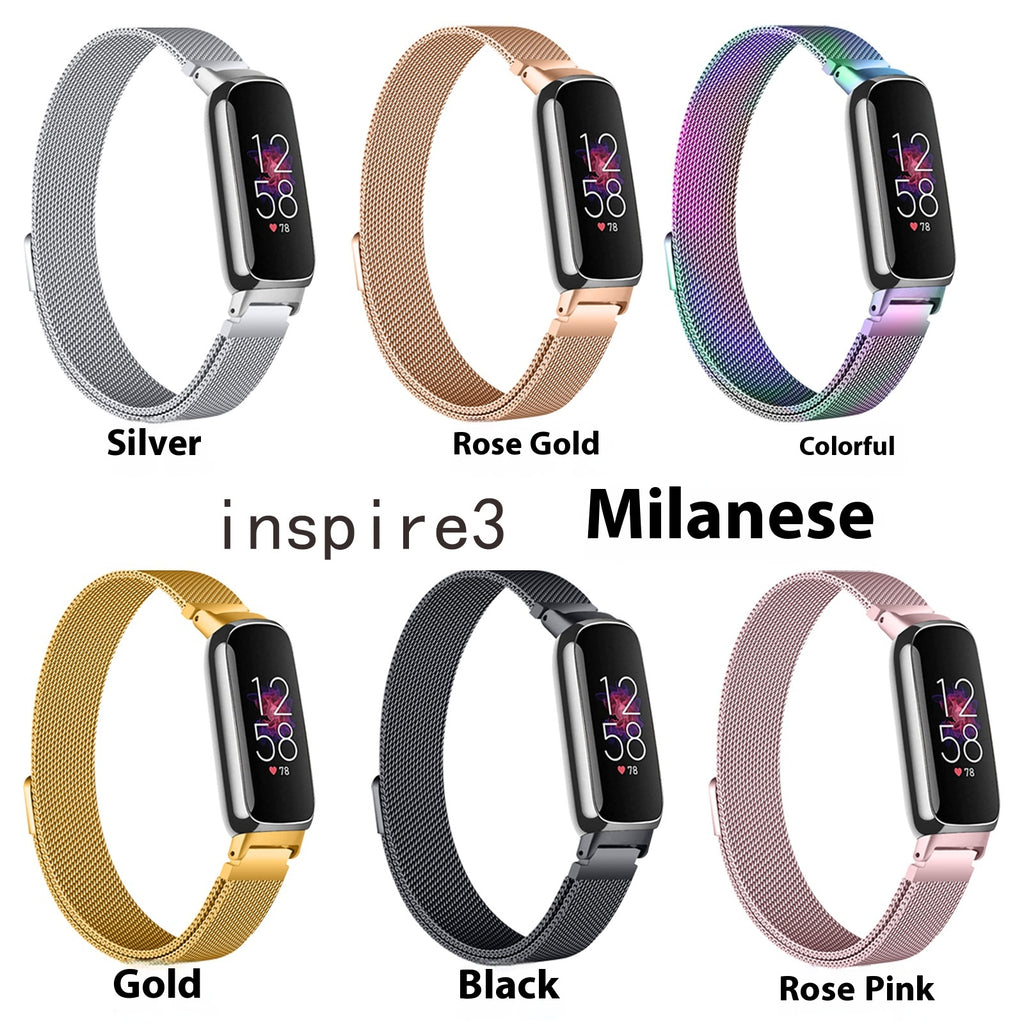 Convient pour Inspire3 Milanis bracelet en boucle magnétique métal