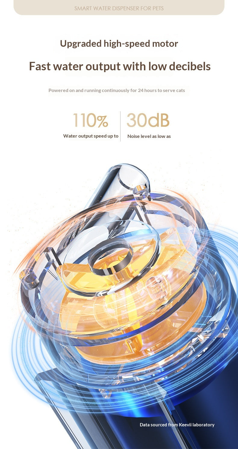 Fontaine d'eau intelligente à température constante pour animaux de compagnie