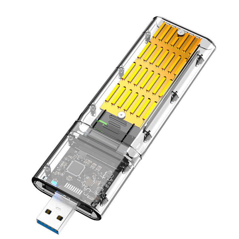 Transparent et créatif Solid State Mobile Hard Disk Box Interface USB