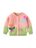 Girls' Knitted Cotton Cardigan