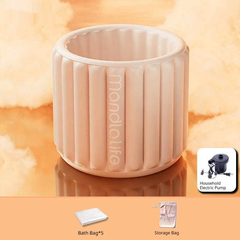Tuyau autogonflable pliable pour le corps entier