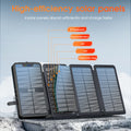 Banque de puissance portable avec panneaux pliables solaires intégrés