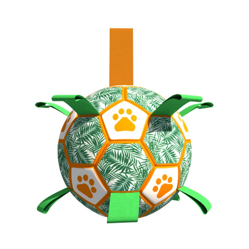 Jouets interactifs de football pour animaux de compagnie avec onglets d'appui Bite de chien Chew Balls Animaux Accessoires Puppy Ou