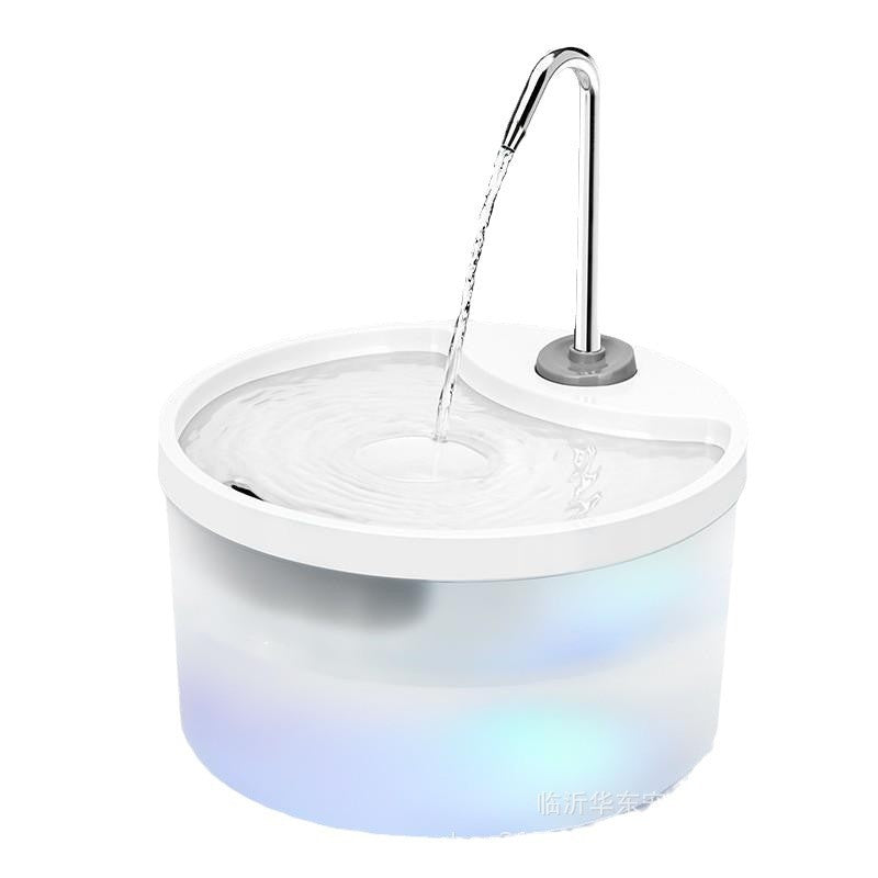 Fontaine d'eau pour animaux de compagnie filtrée intelligente autocirculaire Qui fonctionne tranquillement