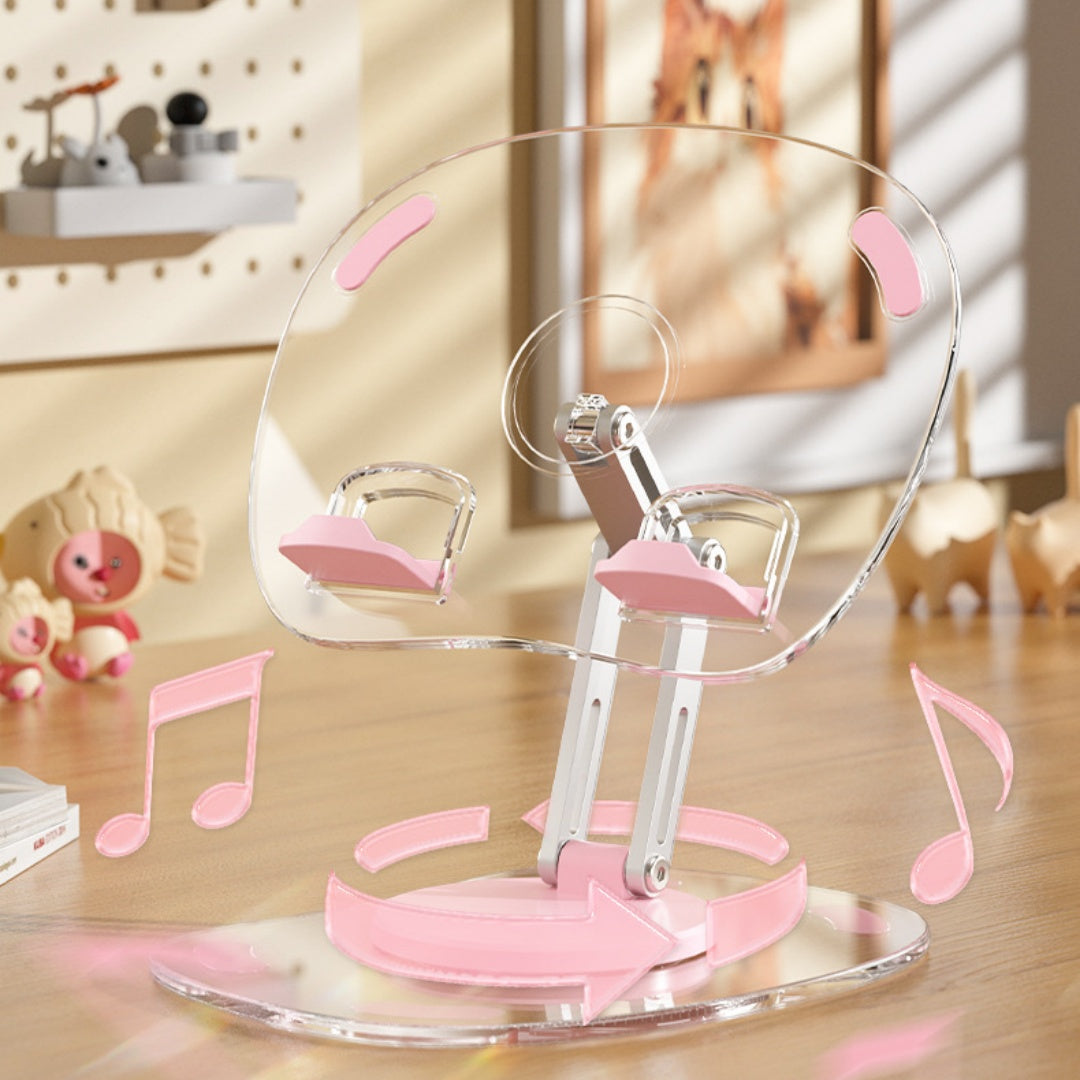 Laptop Holder, Aluminum Alloy Desktop Lazy Metal Cellphone Holder