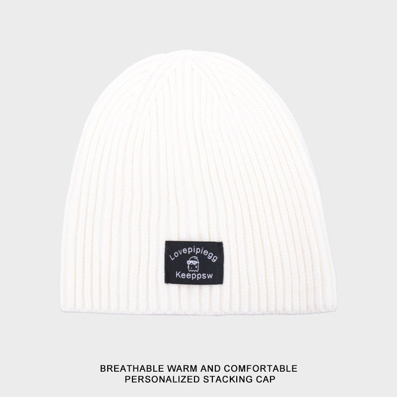 Mode simple Chapeau tricoté entièrement assorti