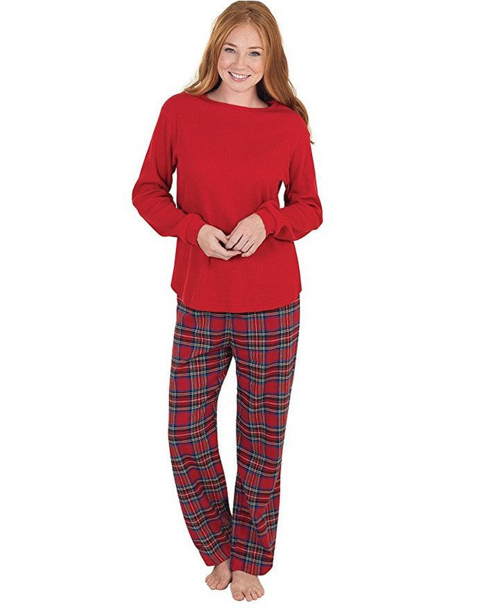 Plaid Coton Noël Parent-enfant Pajamas