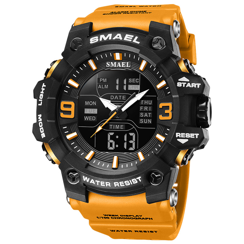 Montre électronique étanche à l'eau de sport