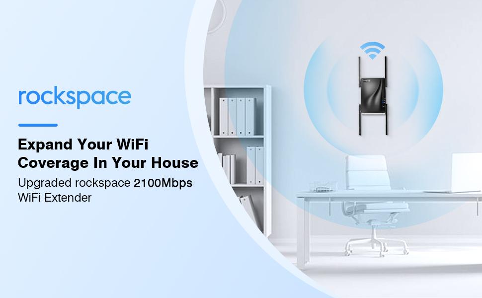 Extension WiFi Accueil Wi-Fi Booster Extension sans fil double bande prend en charge plusieurs appareils