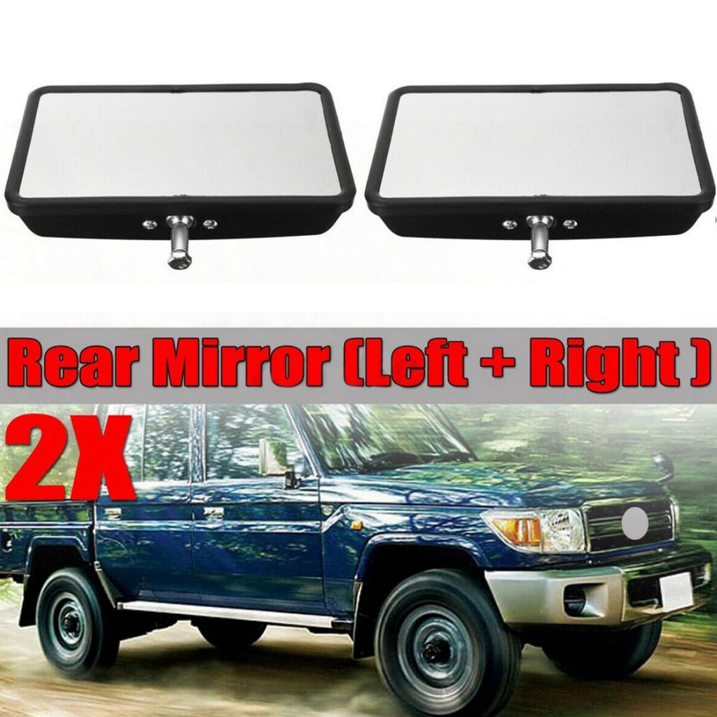Une paire de miroirs de porte adapté pour le croiseur de terre Hilux Ute