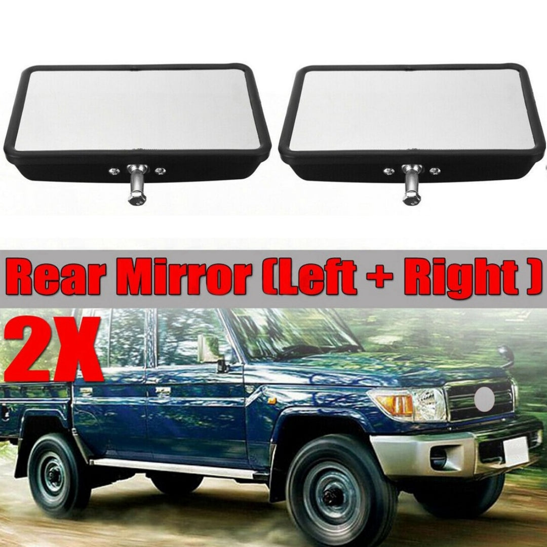 Une paire de miroirs de porte adapté pour le croiseur de terre Hilux Ute