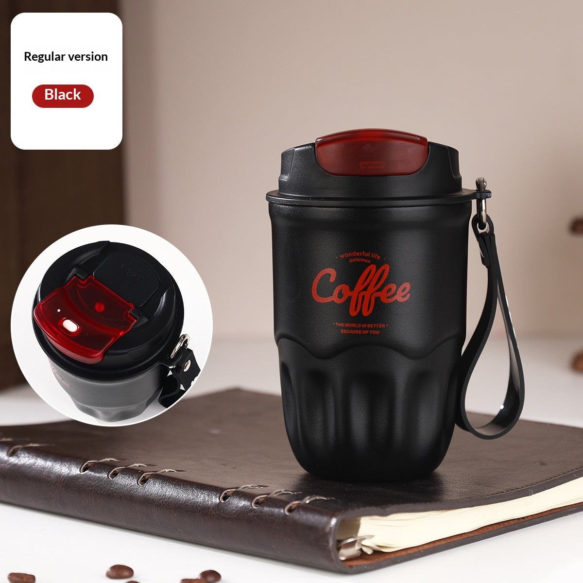 Coupe à café en acier inoxydable haute apparence