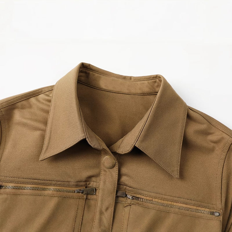 Robe de mode décontractée pour femme Style de ceinture urbaine