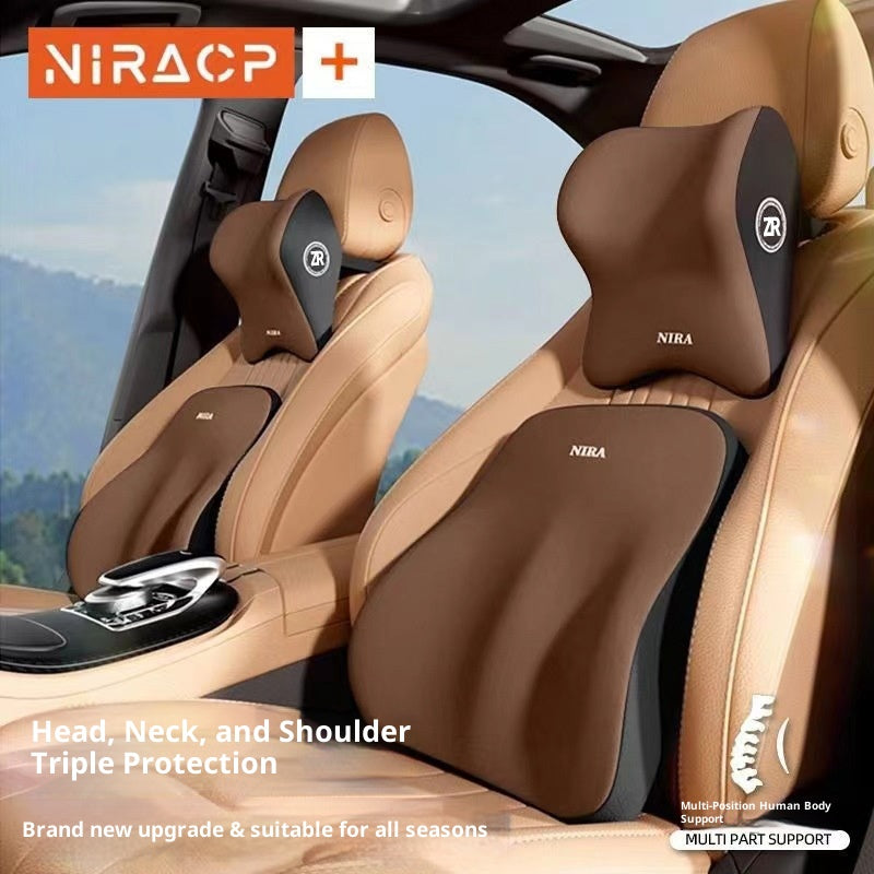 Tête d'appuie-tête automobile Memory Foam Car Waist Coussin
