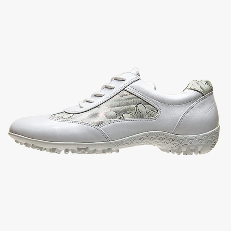 Sneakers antidérapants respirants en cuir casual léger pour femmes