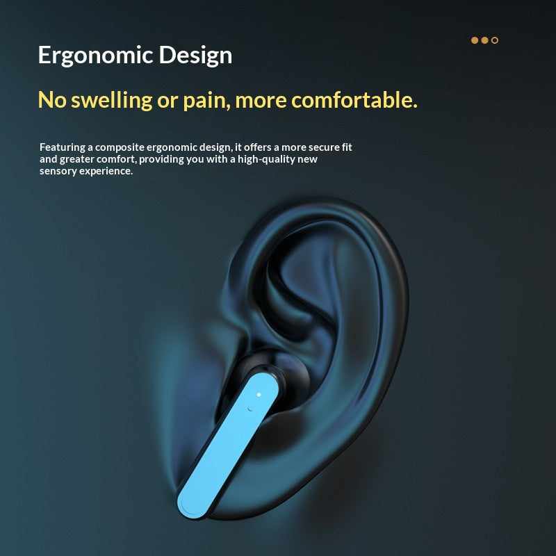 Ultra longue durée de vie de la batterie Mirror-Surface Touch-Contrôled Display Headphones numériques
