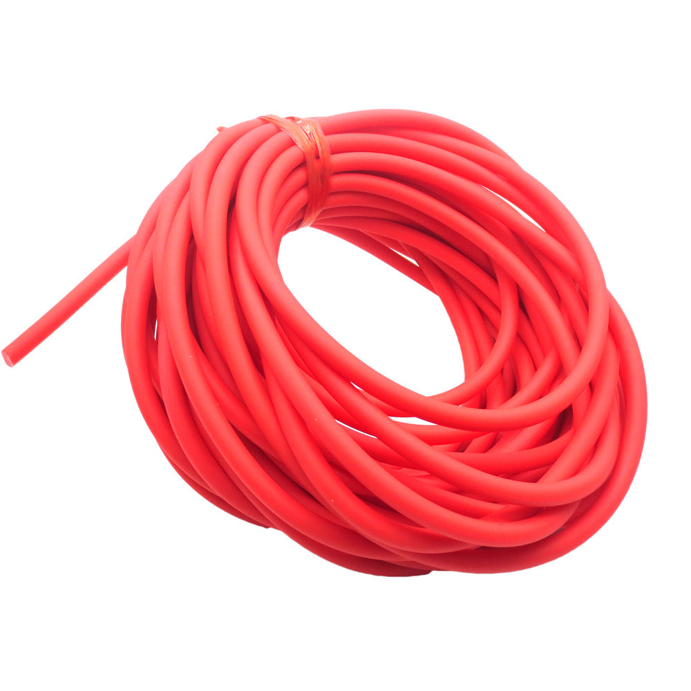 2-8mm Solid Fluorescent Latex haute résilience Jouets Projectiles de pêche Slings Durable Round