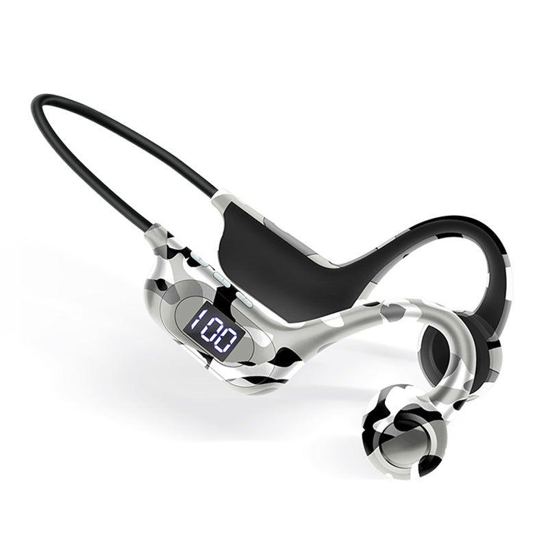 Casque Bluetooth sans fil de conduction d'os Graffiti
