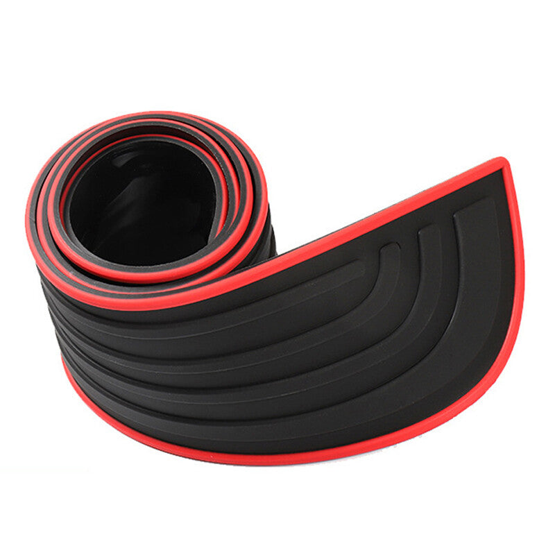 Voiture Arrière Boot Bumper Sill Protection du corps Protecteur de plaque en caoutchouc Trim Strip Cover UK.