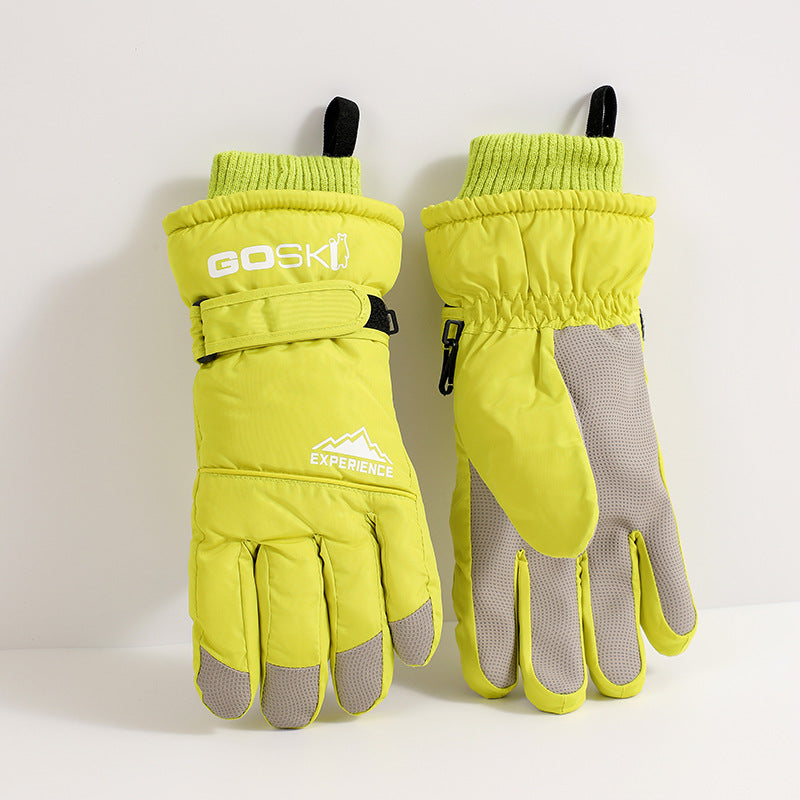 Gants imperméables à l'hiver Ski chaud Gants à l'épreuve du froid